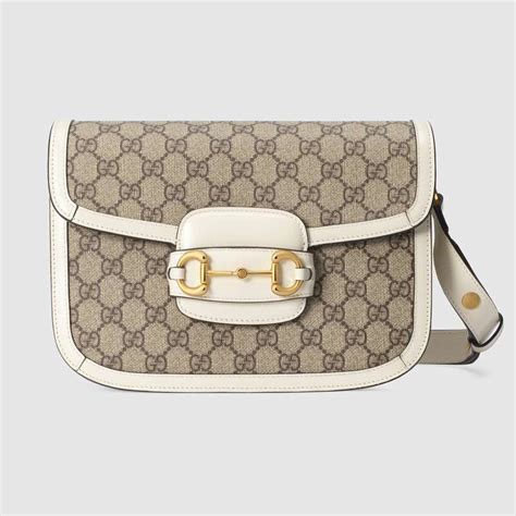 gucci 1955 horsebit white|Gucci 1955 horsebit shoulder bag.